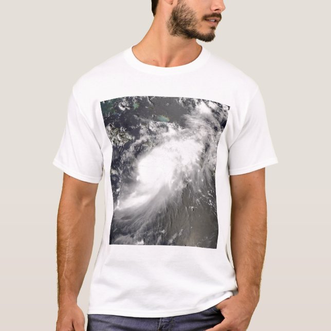 Hurricane Gustav over Hispaniola T-Shirt (Front)