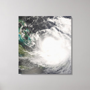 Hurricane Hanna over the Bahamas Canvas Print