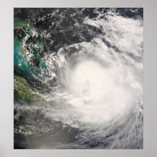 Hurricane Hanna over the Bahamas Poster