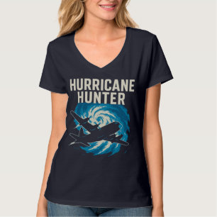 Hurricane Hunter Storm Aircraft and Cyclone T-Shirt