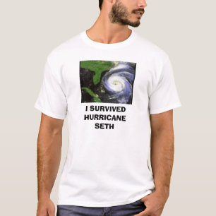 hurricane, I SURVIVED HURRICANE SETH T-Shirt