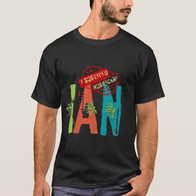 Hurricane Ian Survivor T-Shirt (Front)