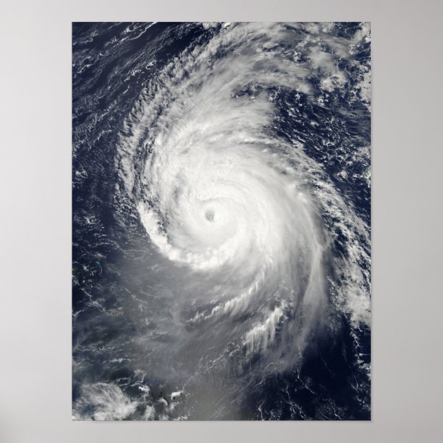 Hurricane Igor in the Atlantic Ocean Poster (Front)