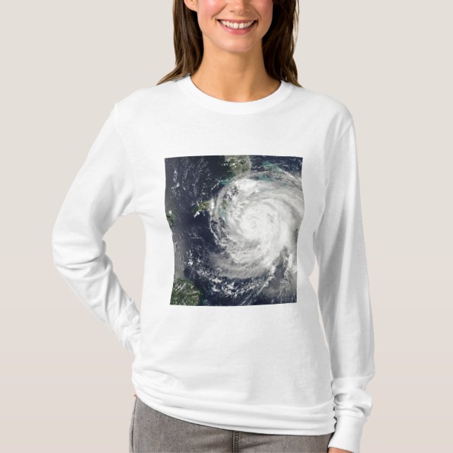 Hurricane Ike over Cuba, Jamaica, and the Baham T-Shirt (Front)