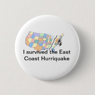 Hurricane Irene 6 Cm Round Badge