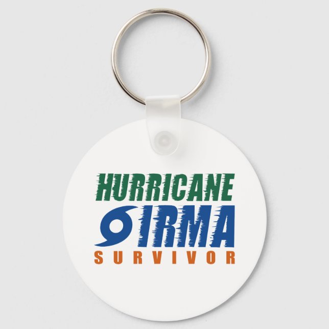 Hurricane Irma Survivor Key Ring (Front)