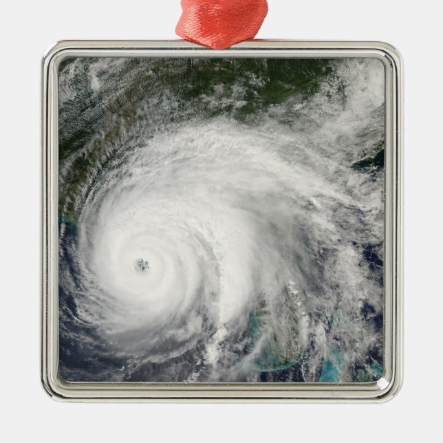 Hurricane Ivan 2 Metal Tree Decoration (Front)