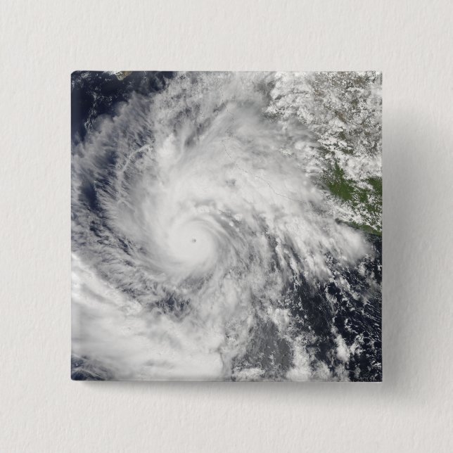 Hurricane Jimena 15 Cm Square Badge (Front)