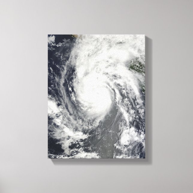 Hurricane Jimena approaching Baja California Canvas Print (Front)