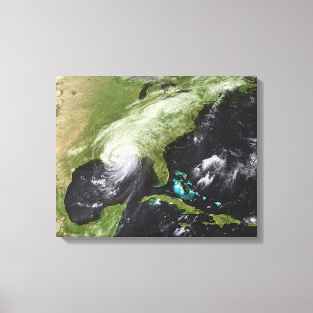 Hurricane Katrina Canvas Print (Front)