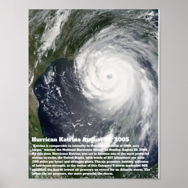 Hurricane Katrina Poster (Front)