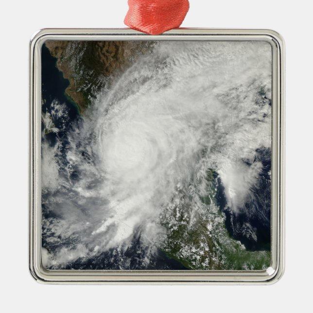 Hurricane Kenna Metal Tree Decoration (Front)