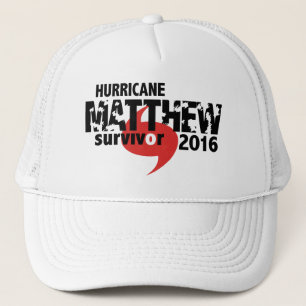 Hurricane Matthew Survivor October 2016 Trucker Hat