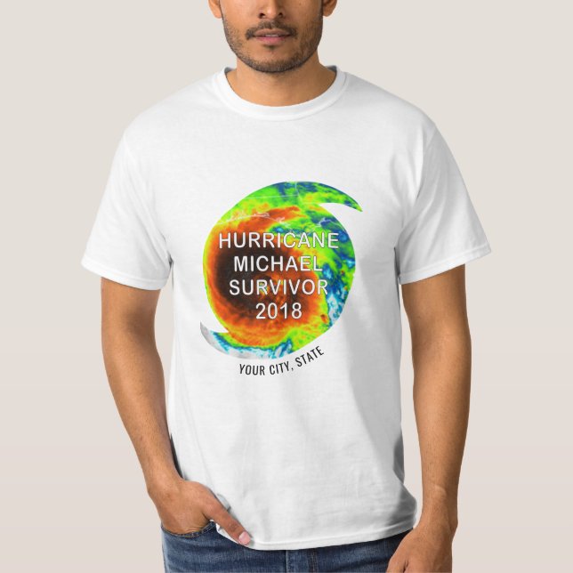 HURRICANE MICHAEL SURVIVOR at Your Location T-Shirt (Front)