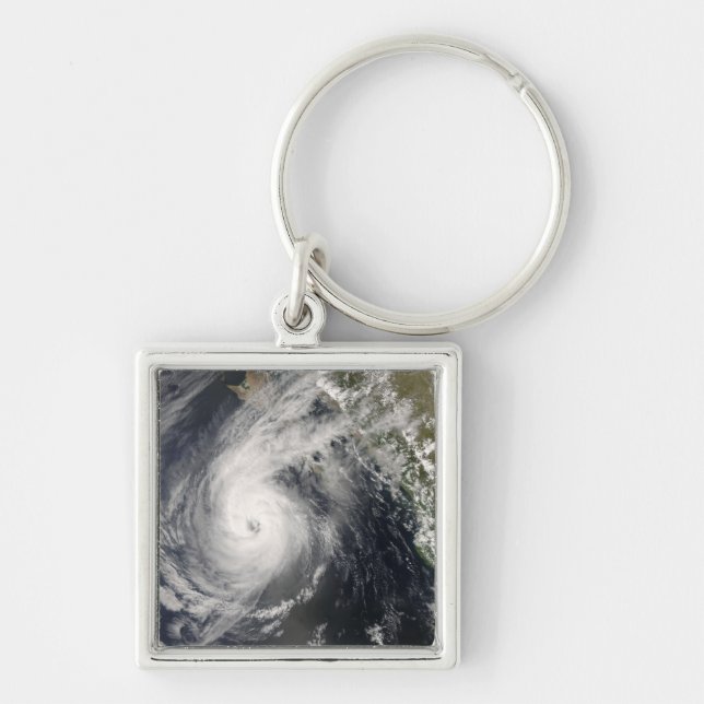 Hurricane Norbert off Mexico 2 Key Ring (Front)