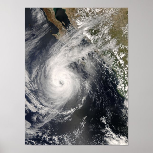 Hurricane Norbert off Mexico 2 Poster (Front)