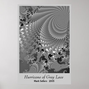 Hurricane of Grey Lace Poster