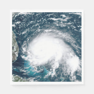 Hurricane off the coast of Florida Napkin