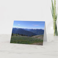 Hurricane Ridge Blank Note card