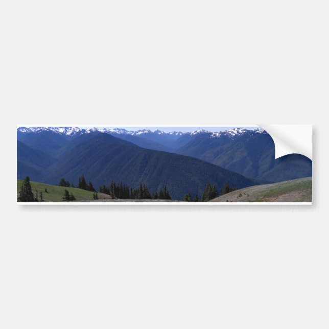 Hurricane Ridge-Olympic Nat'l Park Bumper sticker (Front)