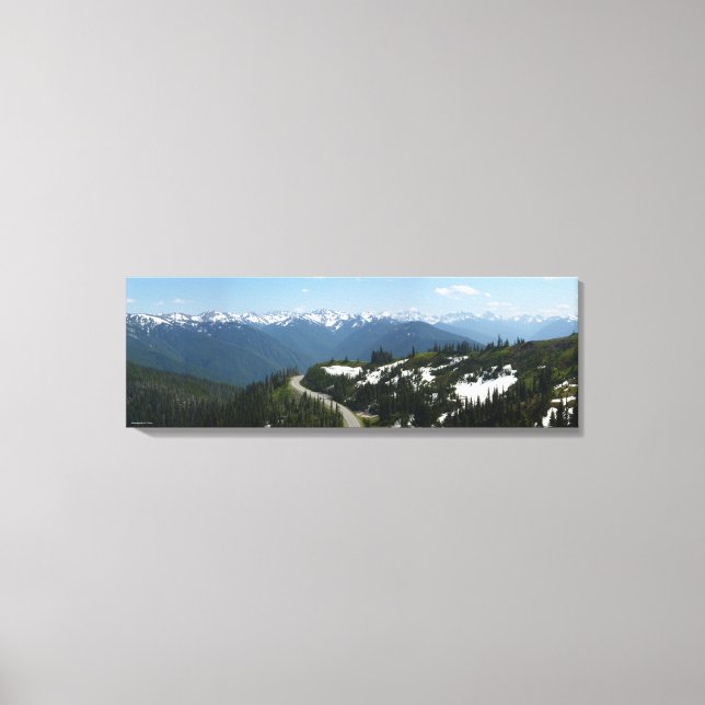 Hurricane Ridge Panorama (Multi-Panel) Canvas Print (Front)