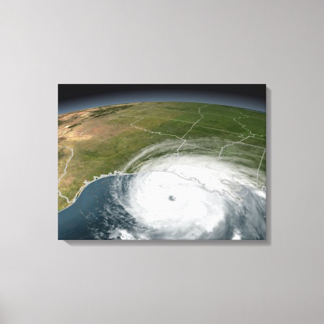 Hurricane Rita 2 Canvas Print (Front)