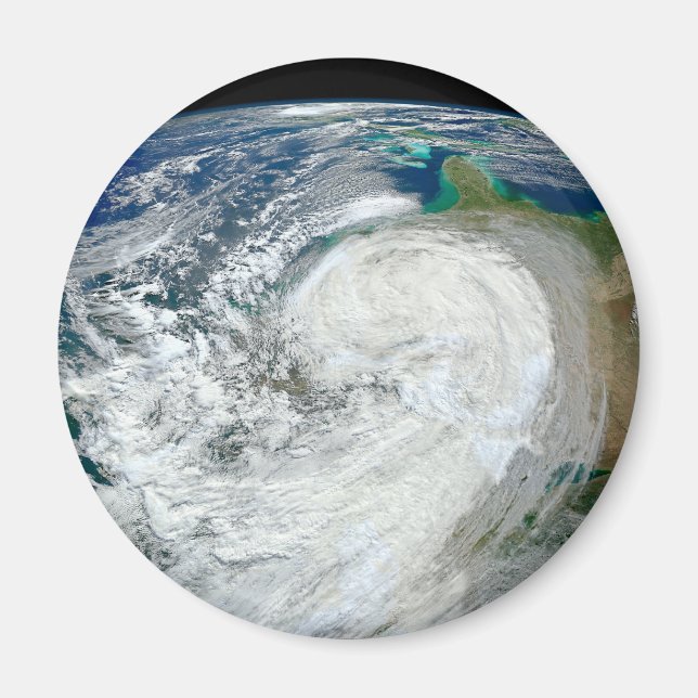 Hurricane Sandy Along The East Coast Of The Us. 3 Magnet (Front)