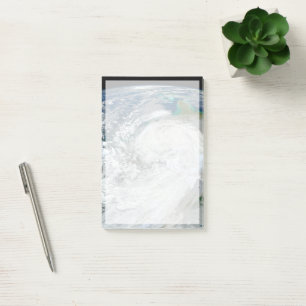 Hurricane Sandy Along The East Coast Of The Us. 3 Post-it Notes