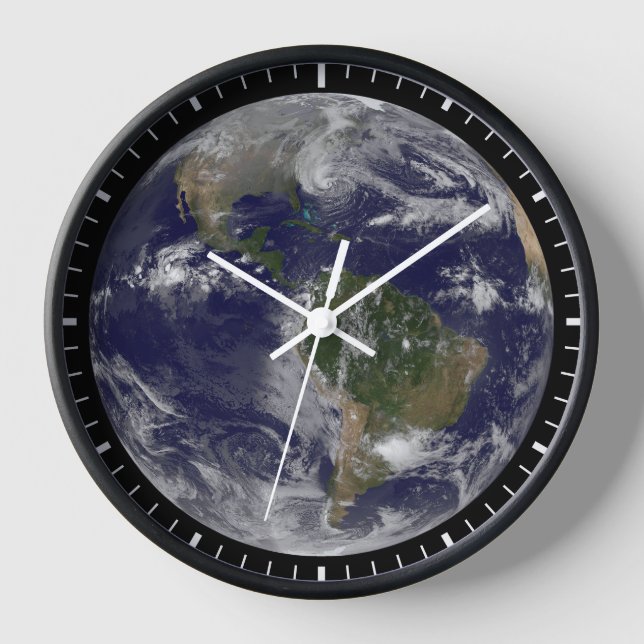 Hurricane Sandy Along The East Coast Of The Us. Clock (Front)