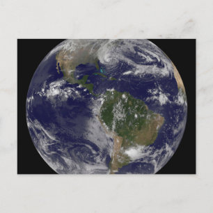 Hurricane Sandy Along The East Coast Of The Us. Postcard