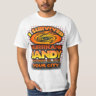 Hurricane Sandy, Your Custom City T-Shirt