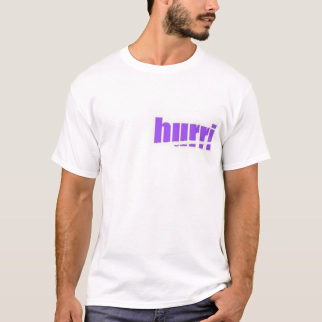 Hurricane, sliced T-Shirt (Front)