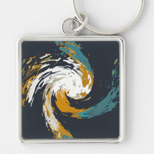 Hurricane Twirl Key Ring