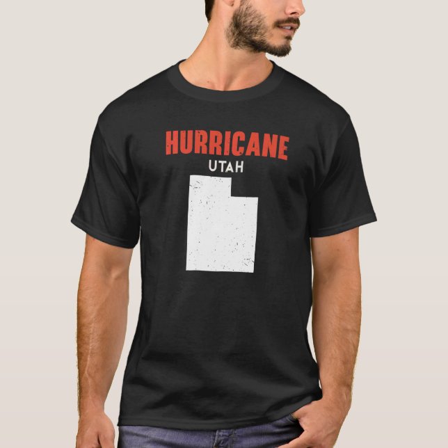 Hurricane Utah USA State America Travel Utahan   T-Shirt (Front)
