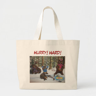 Hurry! Hard! Jumbo Tote