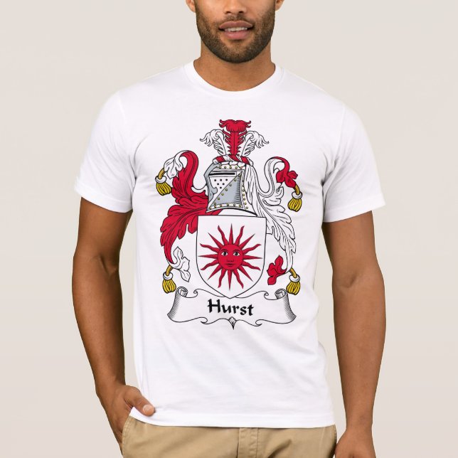 Hurst Family Crest T-Shirt (Front)