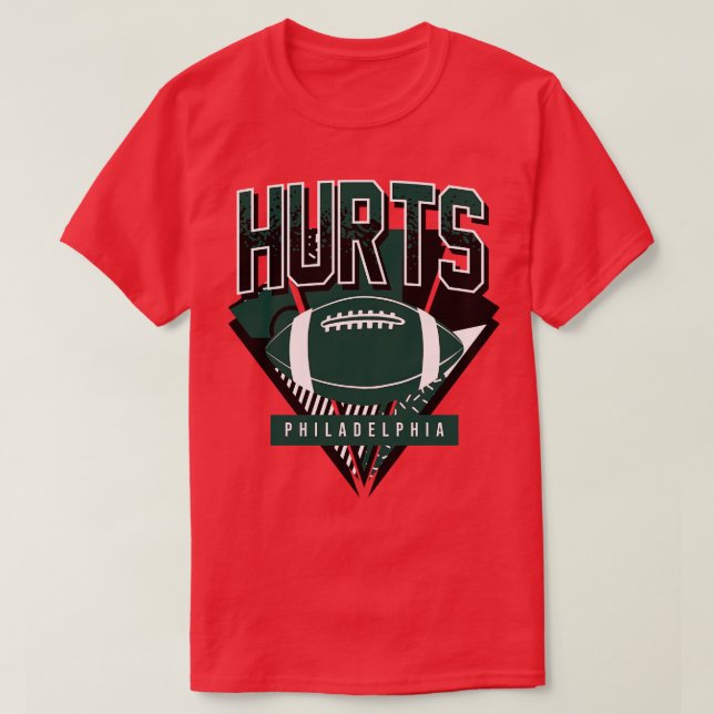 Hurst Philadelphia Fottball Retro T-Shirt (Design Front)