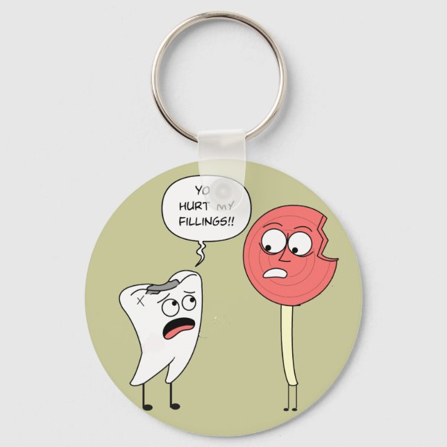 Hurt Feelings Keychain (Front)