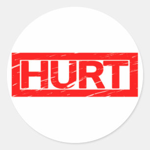 Hurt Stamp Classic Round Sticker