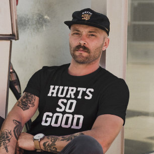 HURTS SO GOOD VINTAGE MENS T-SHIRTS