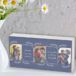 Husband 3 Vertical Photo Loving Words Personalised Wooden Box Sign<br><div class="desc">Wooden photo block gift for your husband, boyfriend or fiancee - or any other close friend or relation. The photo template displays 3 of your favourite photos in vertical format with rounded corners. Lettered with loving wording in clear, handwritten script, which reads "[name] I gave you my heart and you...</div>