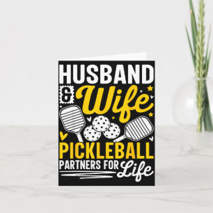 Husband &amp; Wife Valentines Day Couple Ckleball  Card