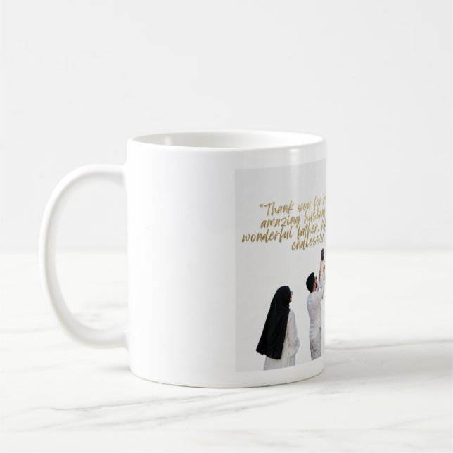 Husband and Father Appreciation Coffee Mug (Left)