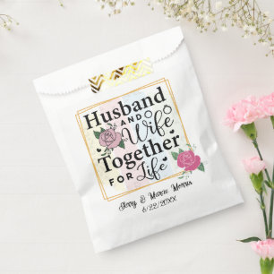 Husband and Wife best friends for life Wedding Favour Bags