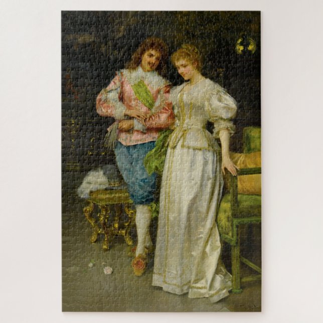 Husband and Wife Betrothed (Wedding and Marriage) Jigsaw Puzzle (Vertical)