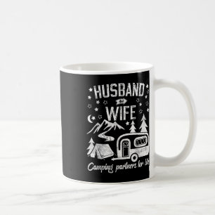 Husband And Wife Camping Partners For Life Funny M Coffee Mug