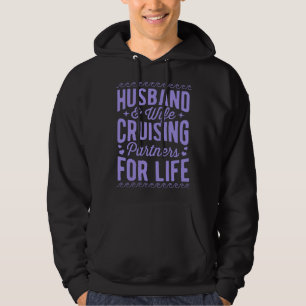 Husband And Wife Cruising Partners For Life Annive Hoodie