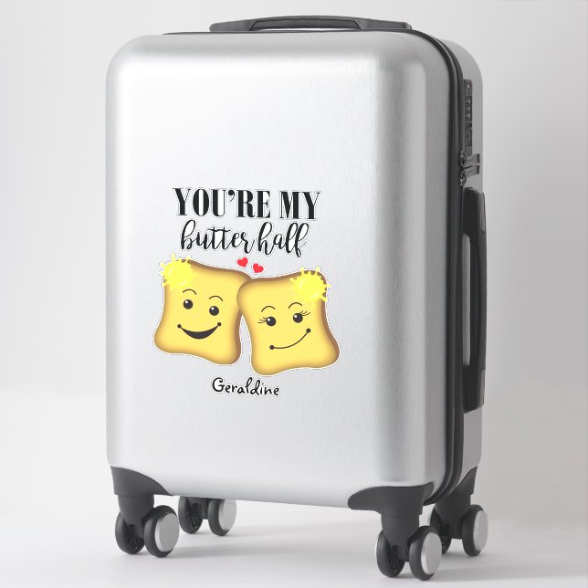 Husband and Wife My Better Half Funny Valentine (Suitcase)