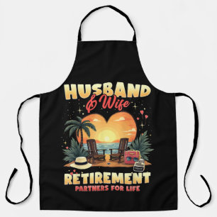 Husband and Wife Retirement Apron