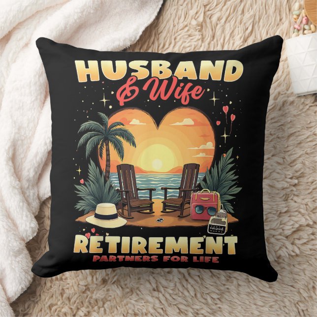 Husband and Wife Retirement Cushion (Blanket)